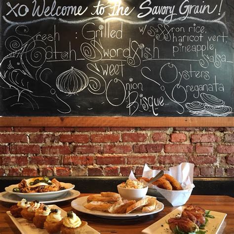 The savory grain - View the Menu of The Savory Grain in 2043 W Broad St, Richmond, VA. Share it with friends or find your next meal. New American Comfort food with locally...